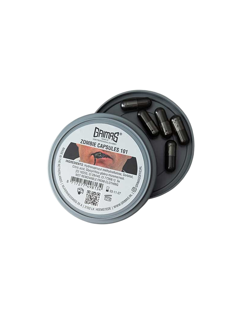 Grimas Zombie Capsules Zwart