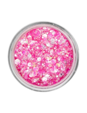 PXP Chunky Glitter Cream Neon Pink Candy 10ml