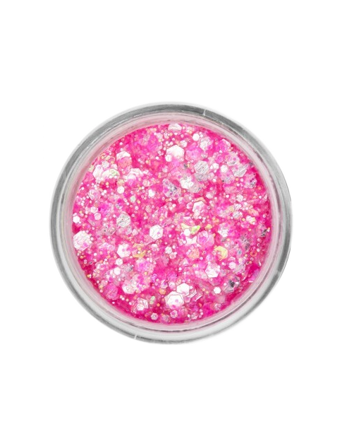 PXP Chunky Glitter Cream Neon Pink Candy 10ml
