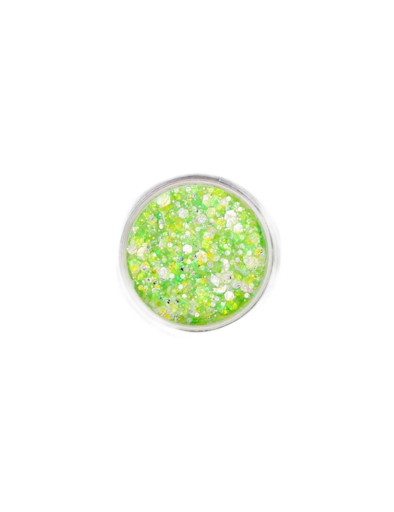 PXP Chunky Glitter Cream Neon Green Candy 10ml