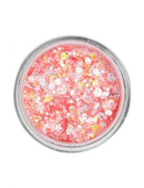 PXP Chunky Glitter Cream Neon Orange Candy 10ml