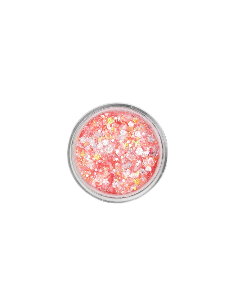 PXP Chunky Glitter Cream Neon Orange Candy 10ml