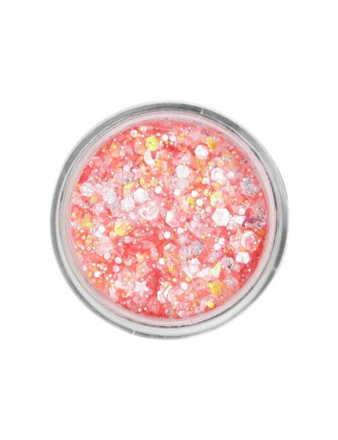 PXP Chunky Glitter Cream Neon Orange Candy 10ml