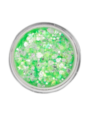 PXP Chunky Glitter Cream Neon Emerald Candy 10ml