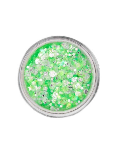 PXP Chunky Glitter Cream Neon Emerald Candy 10ml