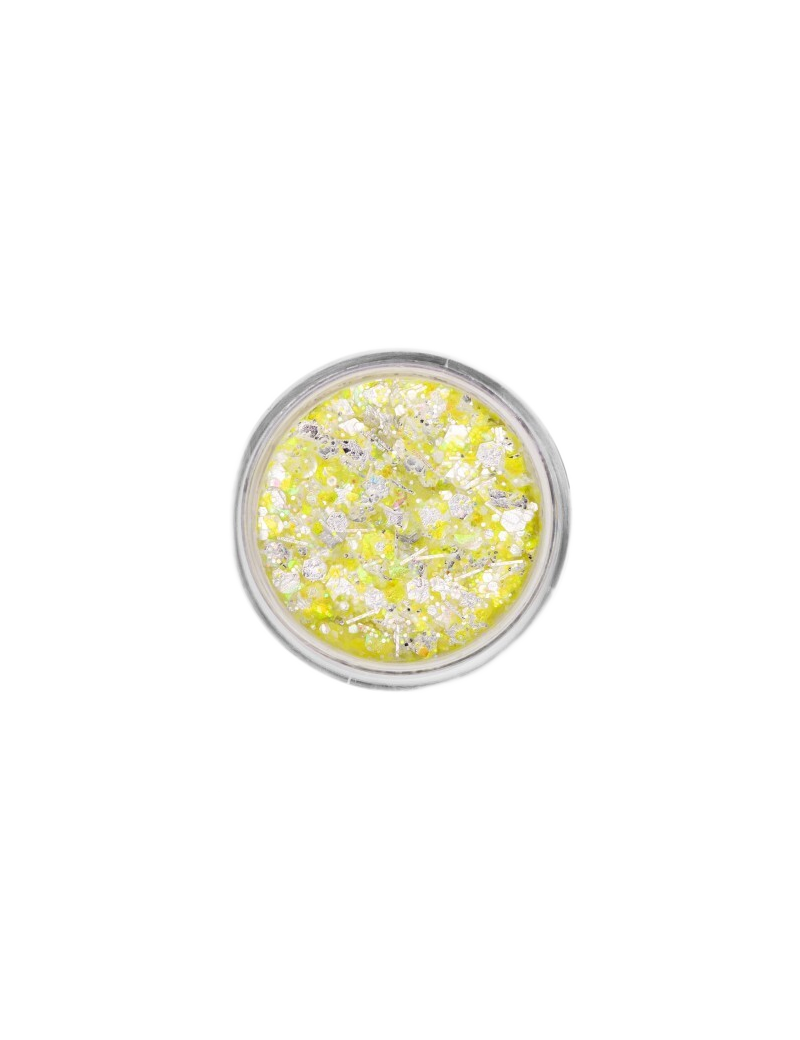 PXP Chunky Glitter Cream Neon Yellow Candy 10ml