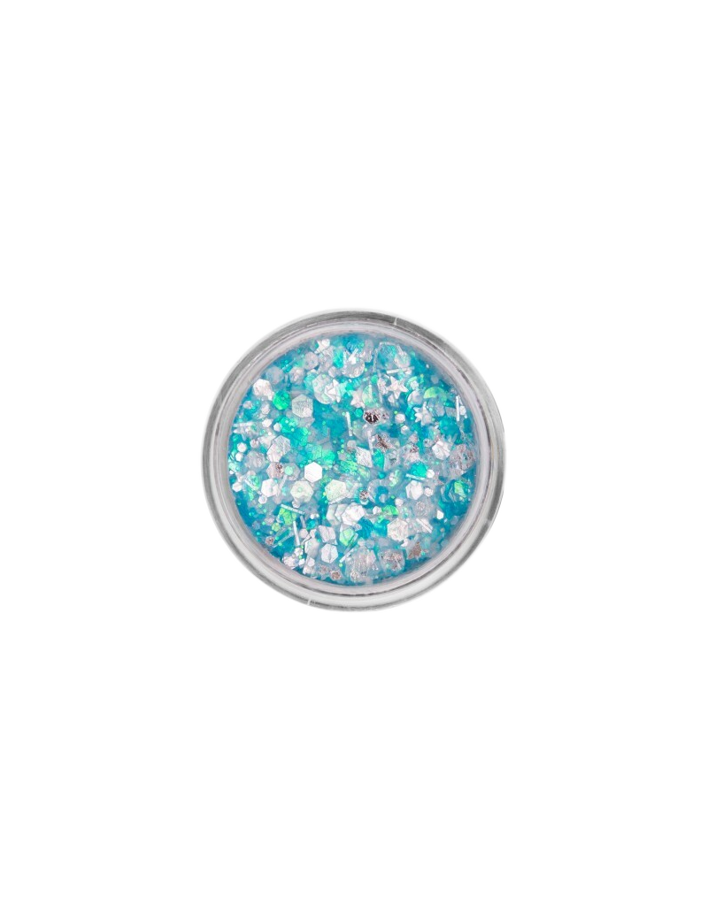 PXP Chunky Glitter Cream Turquoise Candy 10ml