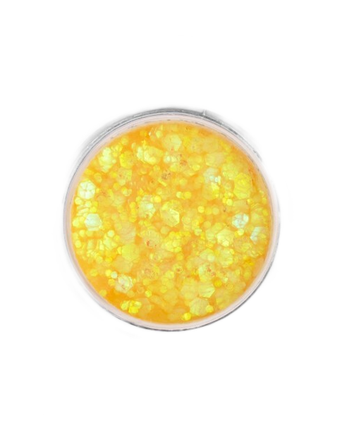 PXP Chunky Glitter Cream Honey Yellow Chameleon 10ml