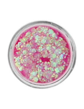 PXP Chunky Glitter Cream Flamingo Pink Chameleon 10ml