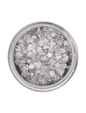 PXP Chunky Glitter Cream Lucky Silver 10ml