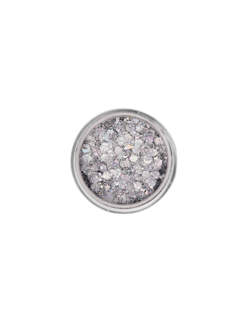 PXP Chunky Glitter Cream Lucky Silver 10ml