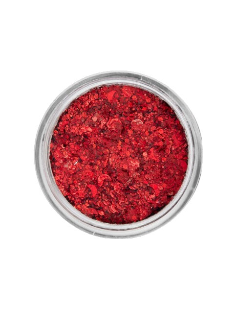 PXP Chunky Glitter Cream Coral Red 10ml