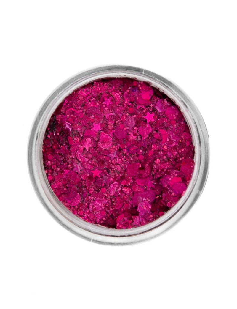 PXP Chunky Glitter Cream Pink Fuchsia 10ml