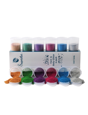 Superstar Sixpack Fijne Glitter Laser Candy