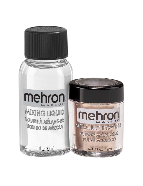Metallic Powder Rose Gold with Mixing Liquid Mehron