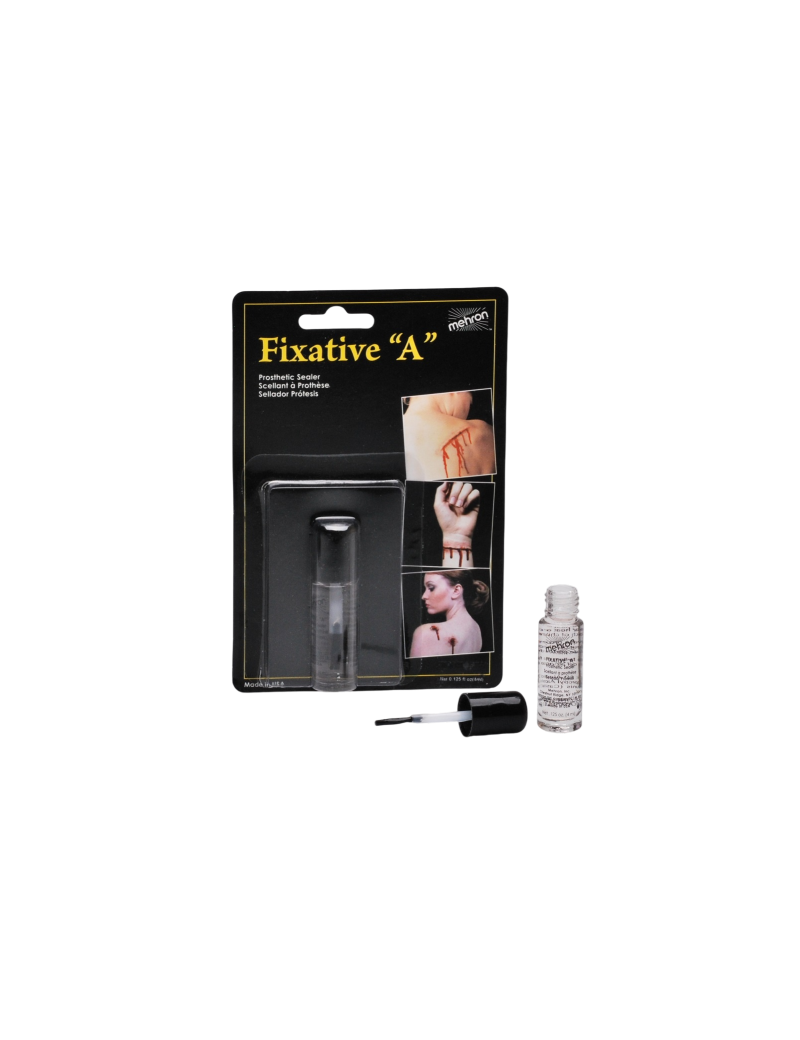 Mehron Fixative A Sealer w/Brush (4 ml)