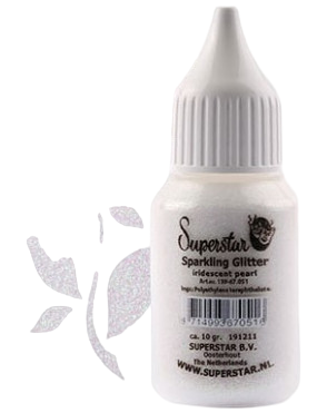 Superstar Sparkling Glitter Iridescent Pearl