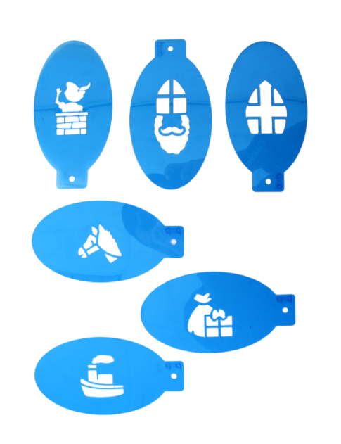 PXP Sjabloon Sinterklaas 6 assortie
