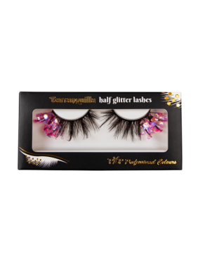 PXP Roze Fluoriserende glitter wimpers Barranquilla stijl
