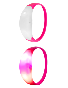 Armband roze-rood licht