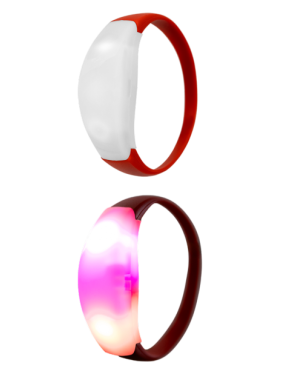 Armband roze-rood licht