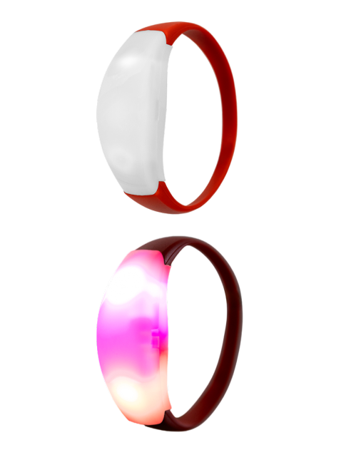 Armband roze-rood licht