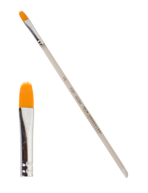 PXP penseel plat + ronde top nr. 2 mt. 6 mm breed