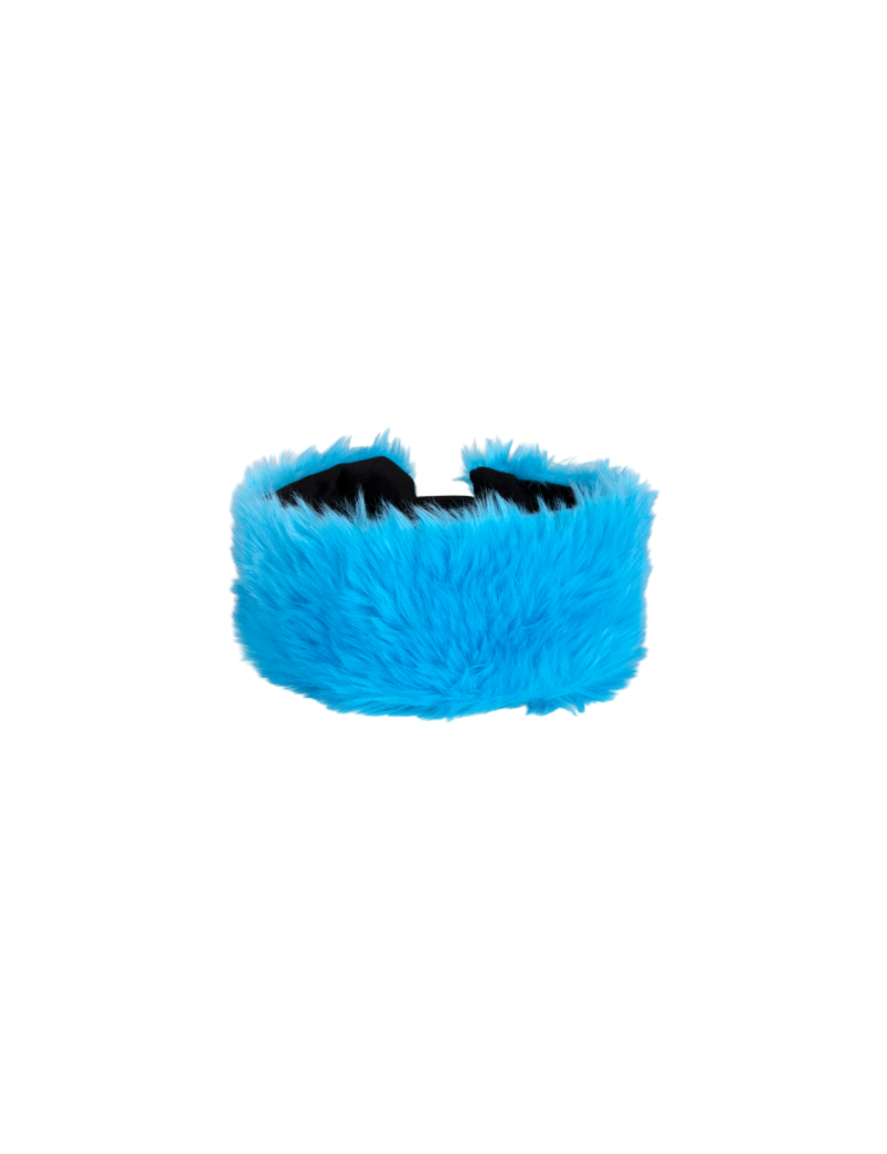 PartyXplosion Hoofdband Pluche Blauw