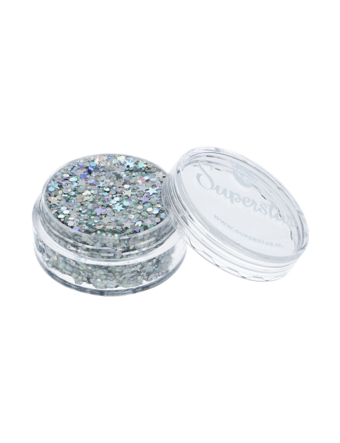 Superstar Chunky Glitter Crème Silver Starlight