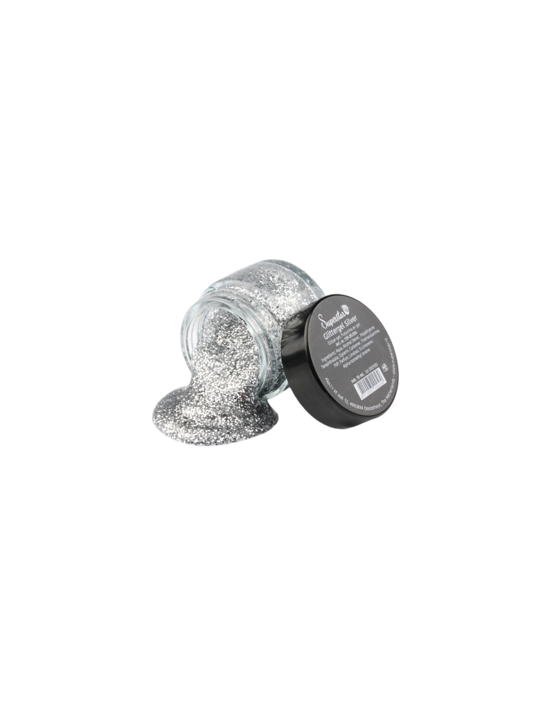 Superstar Glittergel Zilver