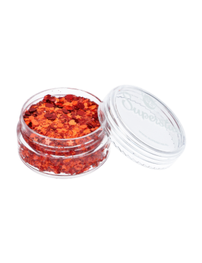 Superstar Chunky Glitter Crème Orange & Red