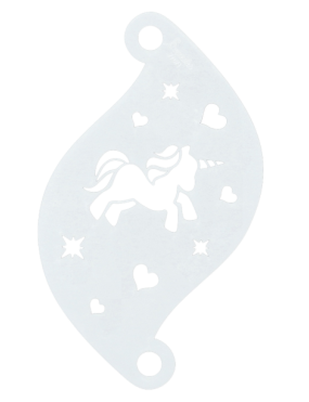 Superstar Facepaint Stencil Charming Unicorn 77071