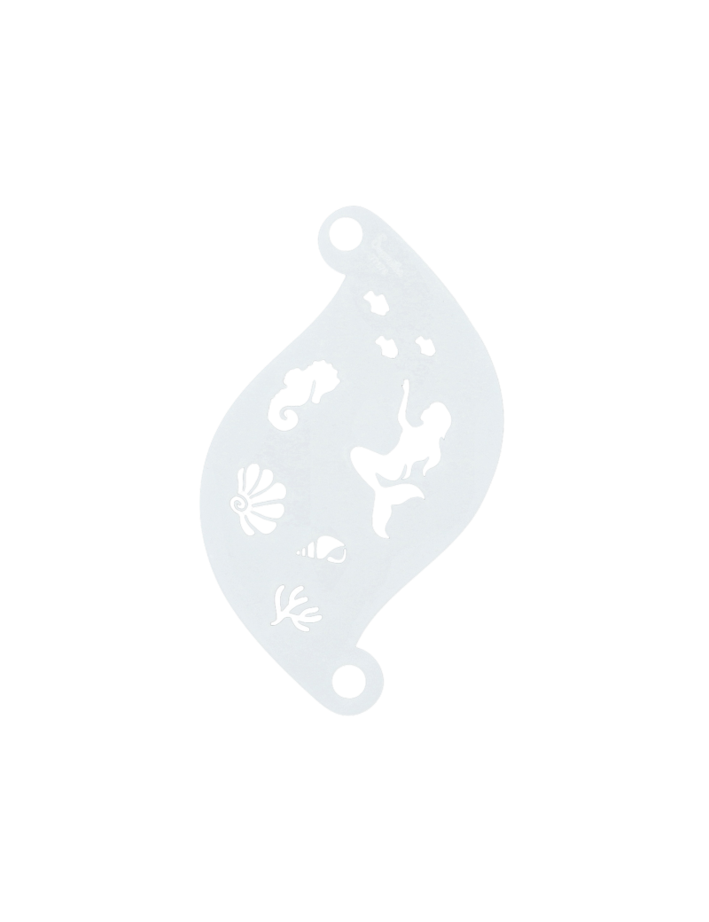 Superstar Facepaint Stencil Mermaid 77078