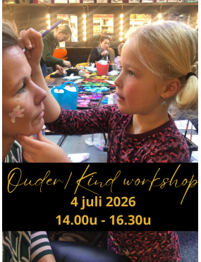 Ouder / Kind Workshop 4 jul 2026 | 14.00u - 16.30u
