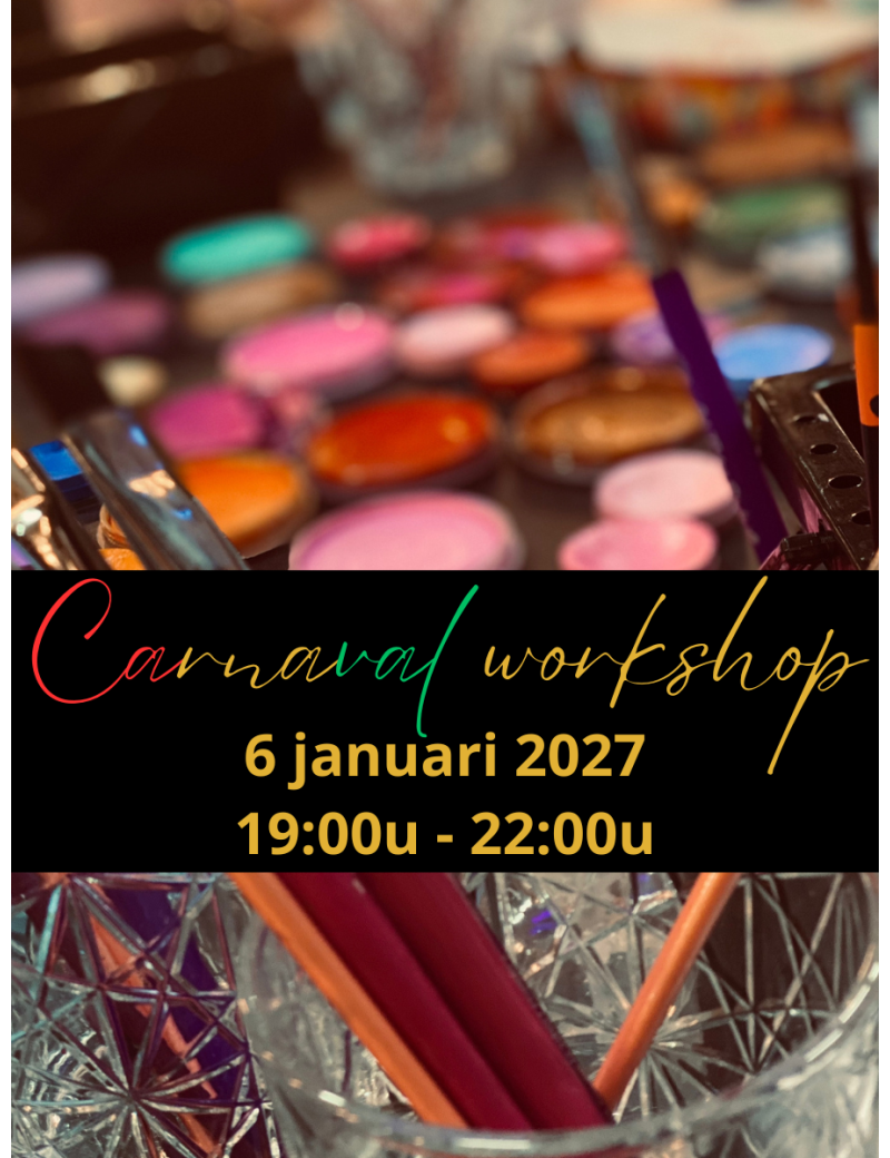 Carnavals workshop 6 januari 2027 19:00u