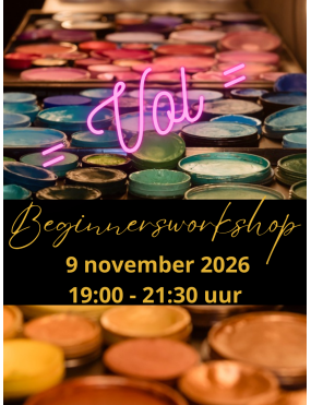 Beginners workshop 9 november 2026 | 19:00u