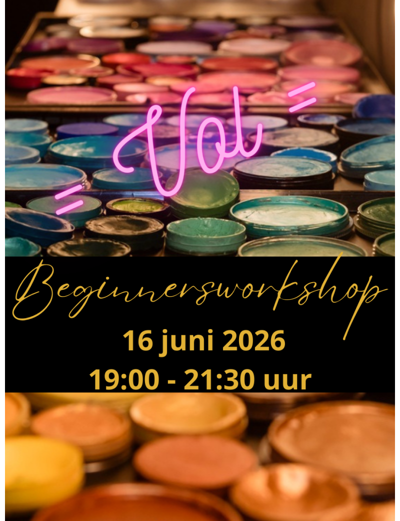 Beginners workshop 16 juni 2026 | 19:00u
