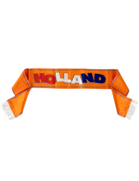 Sjaal oranje Holland 150 x 15 cm