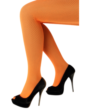 Netpanty fluor oranje one size
