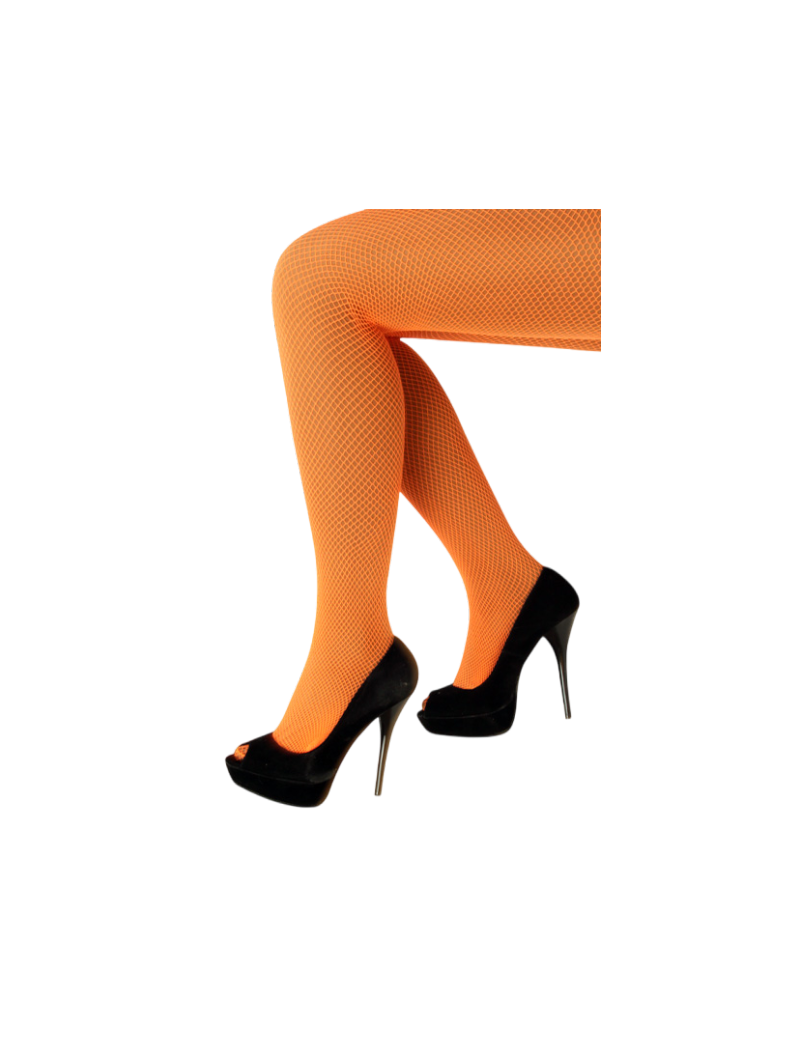 Netpanty fluor oranje one size