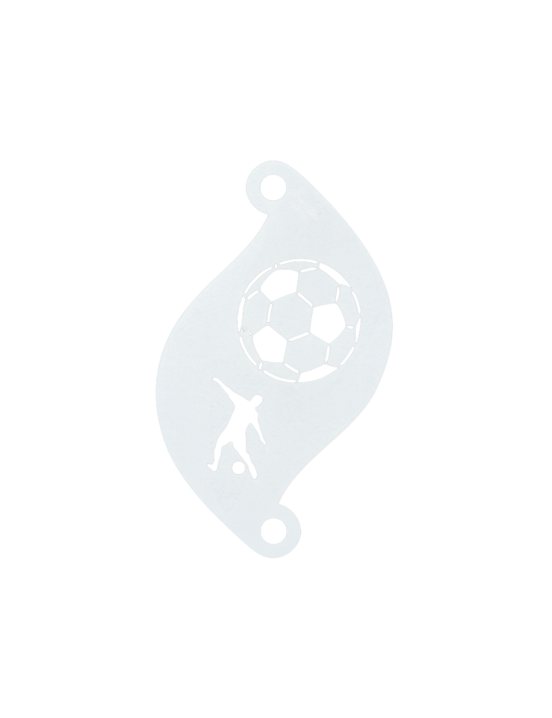 Superstar Facepaint Stencil Soccer 77060