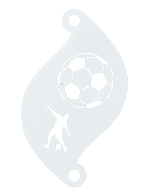 Superstar Facepaint Stencil Soccer 77060