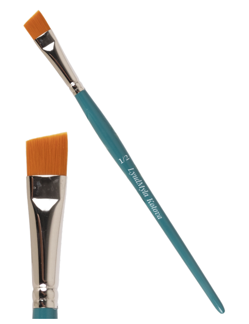 Lyudmyla Angular Brush sharp 1/2 inch