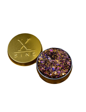 Peach Purple gezicht Glitter