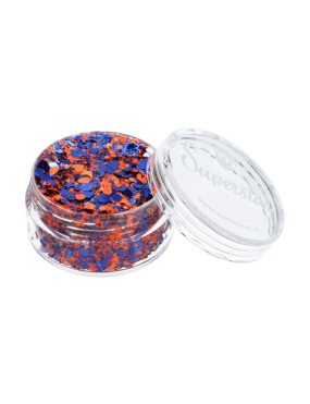 Superstar Chunky Glitter Crème Orange & Blue