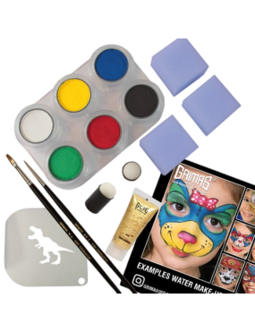 Grimas 6 Ppalette Set Water Make-up Pure