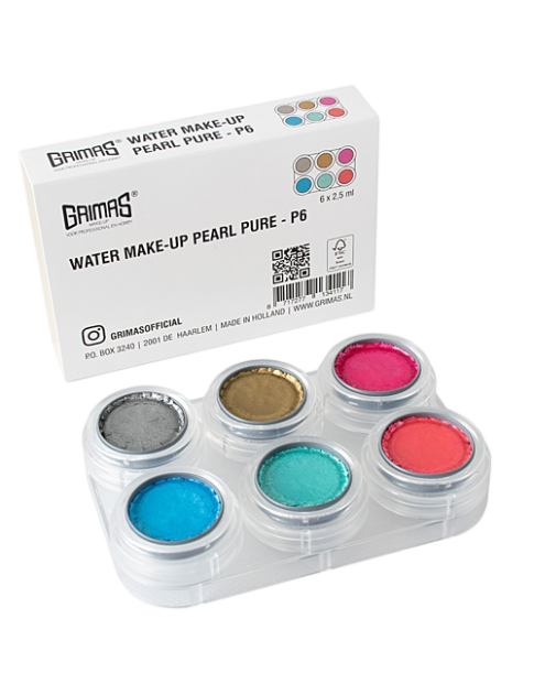 Grimas 6 Water pearl Pure Palet