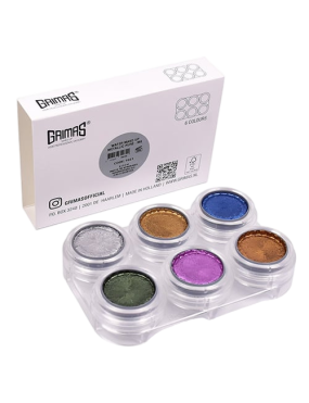 Grimas Water Metallic Palette 6 x 2.5ml