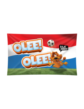 Loeki XXL Gevelvlag rood wit blauw 150 x 90 cm Olee Olee