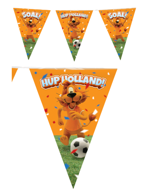 Loeki party vlaggenlijn Hup Holland Goal 10 m